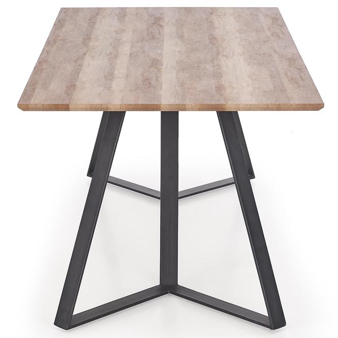 Stôl Calgary 180 Mdf/Oceľ – Orech Rustykalny/Čierna
