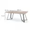 Stôl Calgary 180 Mdf/Oceľ – Orech Rustykalny/Čierna,6
