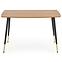 Stôl Tripolis 120x70 Mdf/Oceľ – Dub Zlatá/Čierna/Zlatá