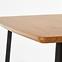 Stôl Tripolis 120x70 Mdf/Oceľ – Dub Zlatá/Čierna/Zlatá,7