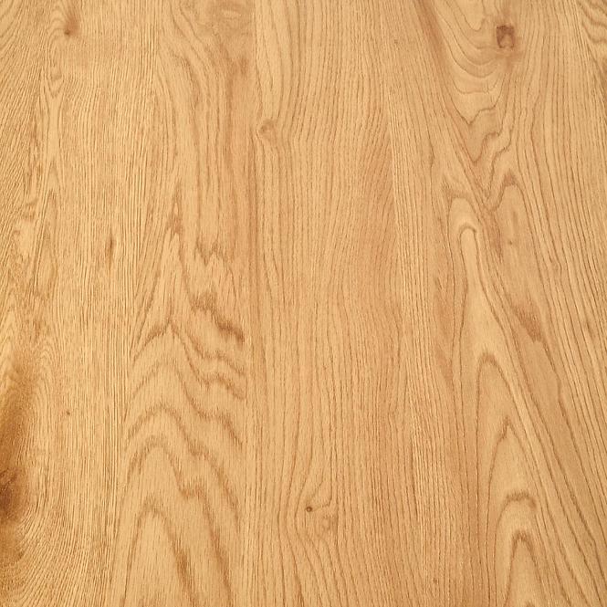 Stôl Tripolis 120x70 Mdf/Oceľ – Dub Zlatá/Čierna/Zlatá