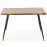 Stôl Larson 120x80 Mdf/Oceľ – Dub Naturalny/Čierna