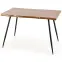Stôl Larson 120x80 Mdf/Oceľ – Dub Naturalny/Čierna,2
