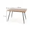 Stôl Larson 120x80 Mdf/Oceľ – Dub Naturalny/Čierna,4