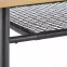 Stôl Jackson 160 Mdf/Rattan/Oceľ – Dub Zlatá/Čierna,7