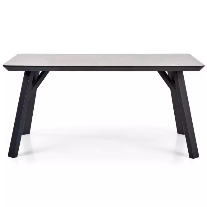 Stôl Halifax 160 Mdf/Oceľ – Beton/Čierna