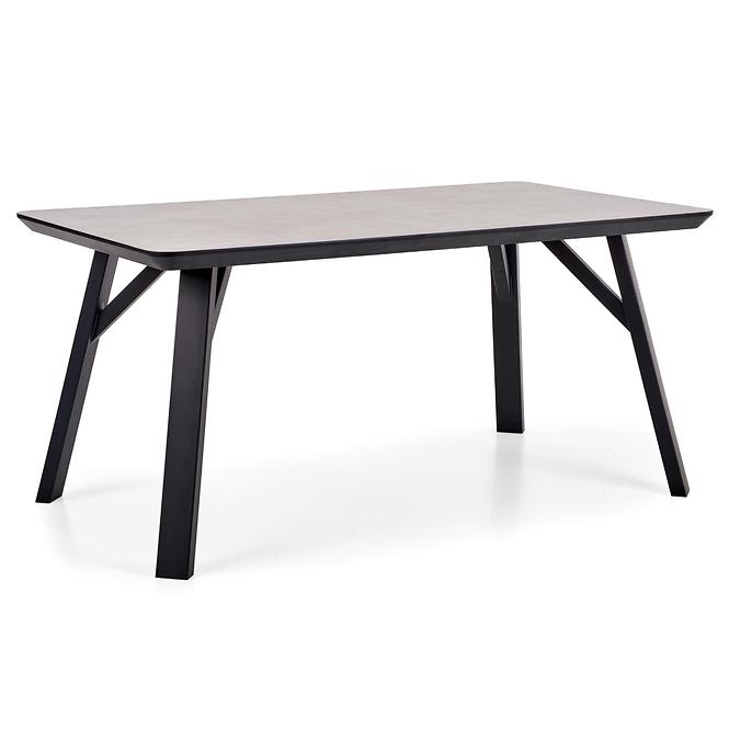 Stôl Halifax 160 Mdf/Oceľ – Beton/Čierna
