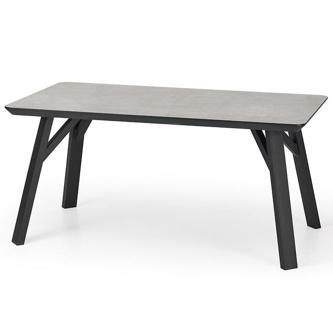 Stôl Halifax 160 Mdf/Oceľ – Beton/Čierna,3