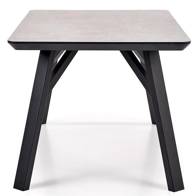 Stôl Halifax 160 Mdf/Oceľ – Beton/Čierna