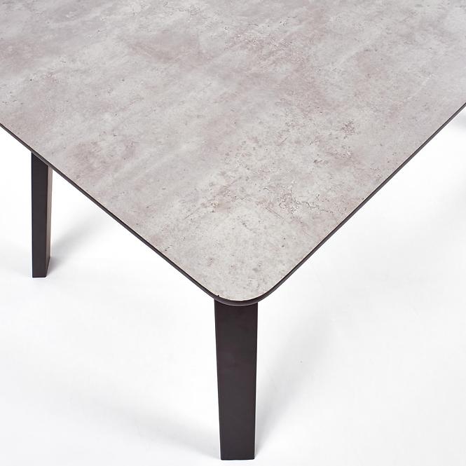 Stôl Halifax 160 Mdf/Oceľ – Beton/Čierna