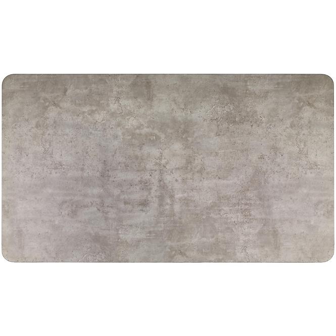 Stôl Halifax 160 Mdf/Oceľ – Beton/Čierna