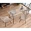Stôl Allegro 160x80 Transparentný/Čierna,3