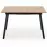 Rozkladací stôl Albon 120/160x80cm Mdf/Oceľ – Dub Sanoma/Popolavý/Čierna