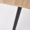 Rozkladací stôl Albon 120/160x80cm Mdf/Oceľ – Dub Sanoma/Popolavý/Čierna,12