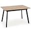 Rozkladací stôl Albon 120/160x80cm Mdf/Oceľ – Dub Sanoma/Popolavý/Čierna,2