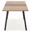 Rozkladací stôl Albon 120/160x80cm Mdf/Oceľ – Dub Sanoma/Popolavý/Čierna,4