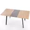 Rozkladací stôl Albon 120/160x80cm Mdf/Oceľ – Dub Sanoma/Popolavý/Čierna,5