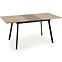 Rozkladací stôl Albon 120/160x80cm Mdf/Oceľ – Dub Sanoma/Popolavý/Čierna,6