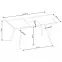 Rozkladací stôl Albon 120/160x80cm Mdf/Oceľ – Dub Sanoma/Popolavý/Čierna,8