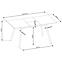 Rozkladací stôl Albon 120/160x80cm Mdf/Oceľ – Dub Sanoma/Popolavý/Čierna,8