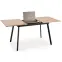 Rozkladací stôl Albon 120/160x80cm Mdf/Oceľ – Dub Sanoma/Popolavý/Čierna,9