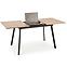 Rozkladací stôl Albon 120/160x80cm Mdf/Oceľ – Dub Sanoma/Popolavý/Čierna,9
