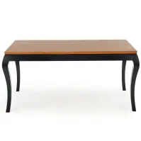 Rozkladací stôl Windsor 160/240x90cm Płyta/Drevo – Tmavé Dub/Čierna