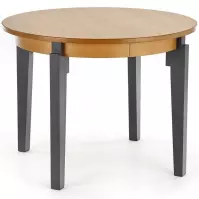 Rozkladací stôl Sorbus 100/200x100cm Mdf/Drevo – Dub Miodow/Grafit