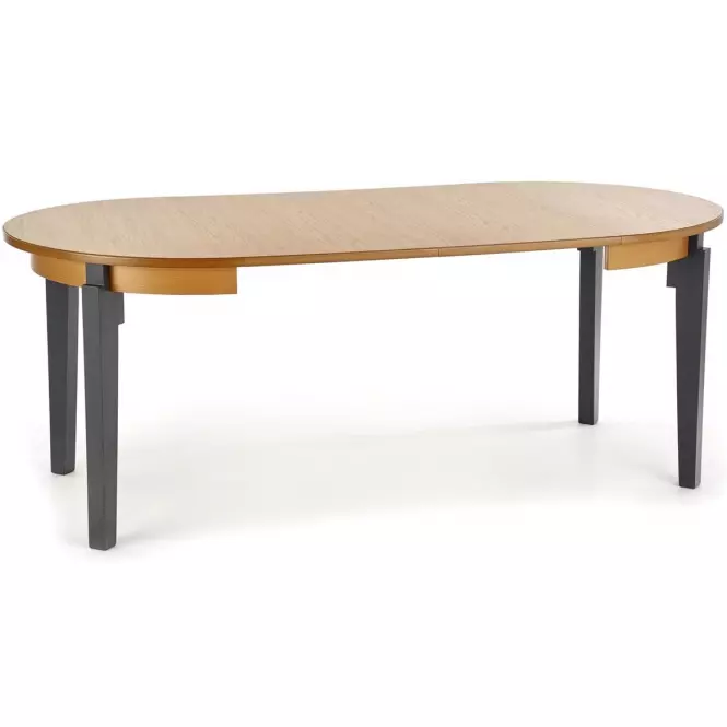 Rozkladací stôl Sorbus 100/200x100cm Mdf/Drevo – Dub Miodow/Grafit