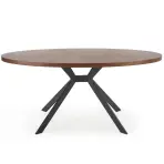 Stôl Locarno 170 Mdf/Oceľ – Orechowy/Čierna