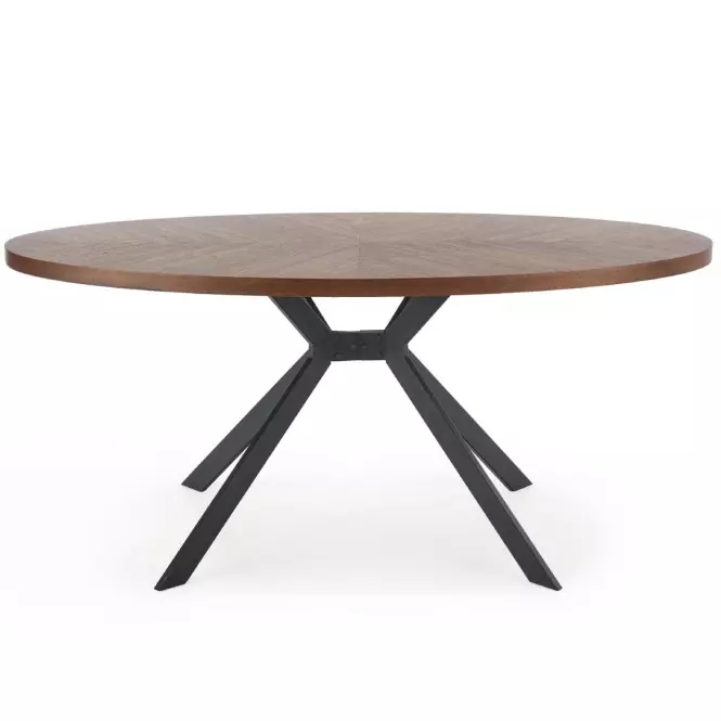 Stôl Locarno 170 Mdf/Oceľ – Orechowy/Čierna