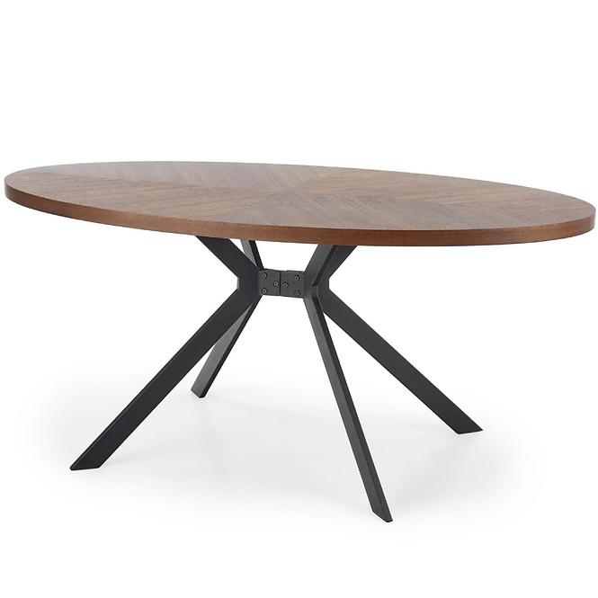 Stôl Locarno 170 Mdf/Oceľ – Orechowy/Čierna