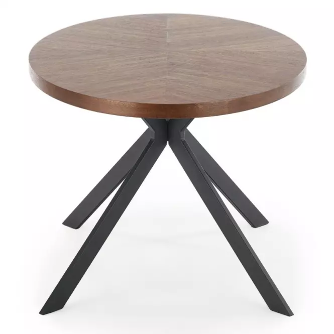 Stôl Locarno 170 Mdf/Oceľ – Orechowy/Čierna,3
