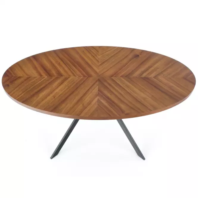 Stôl Locarno 170 Mdf/Oceľ – Orechowy/Čierna