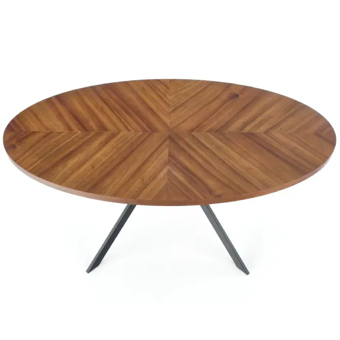 Stôl Locarno 170 Mdf/Oceľ – Orechowy/Čierna,8