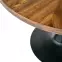 Stôl Carmelo 100 Mdf/Oceľ – Orechowy/Čierna,4