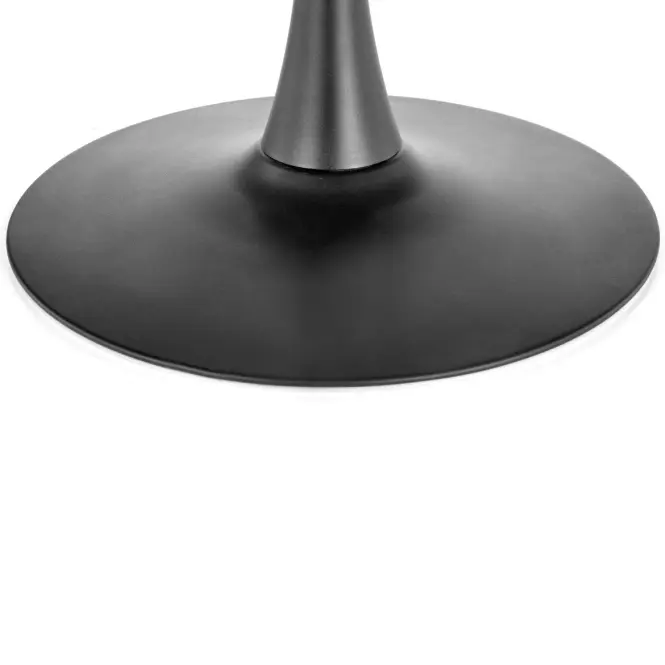 Stôl Carmelo 100 Mdf/Oceľ – Orechowy/Čierna,5