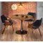 Stôl Carmelo 100 Mdf/Oceľ – Orechowy/Čierna,8