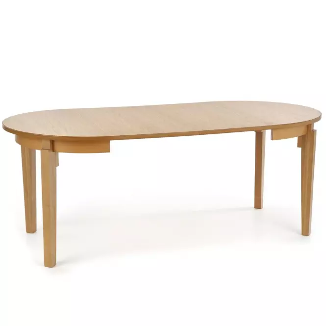 Rozkladací stôl Sorbus 100/200x100cm Mdf/Drevo – Dub Med