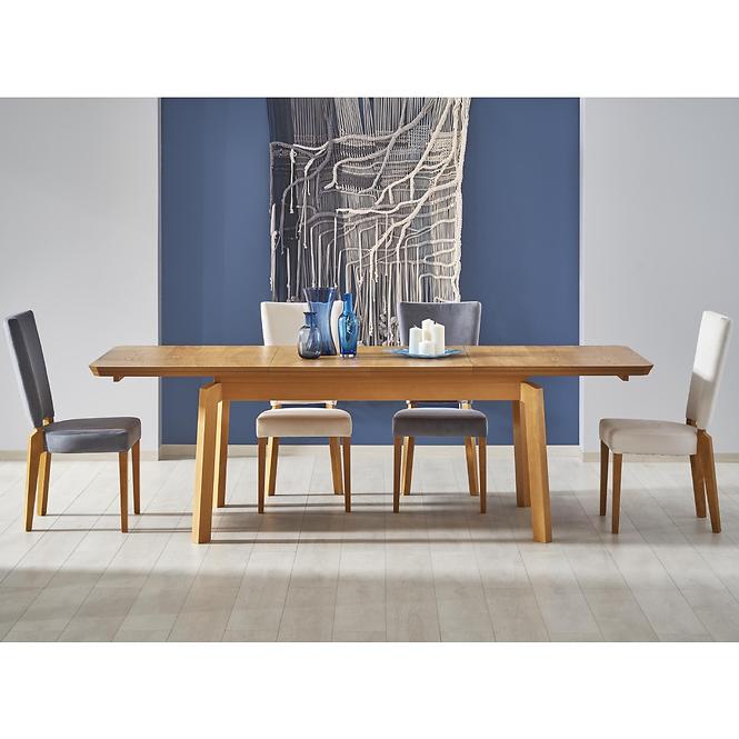Rozkladací stôl Rois 160/250x90cm Mdf/Drevo – Dub Med