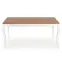 Rozkladací stôl Windsor 160/240x90cm doska/drevo – Tmavý Dub/Biely