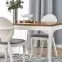 Rozkladací stôl Windsor 160/240x90cm doska/drevo – Tmavý Dub/Biely,15
