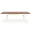 Rozkladací stôl Windsor 160/240x90cm doska/drevo – Tmavý Dub/Biely,4