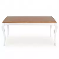 Rozkladací stôl Windsor 160/240x90cm Płyta/Drevo – Tmavé Dub/Biely