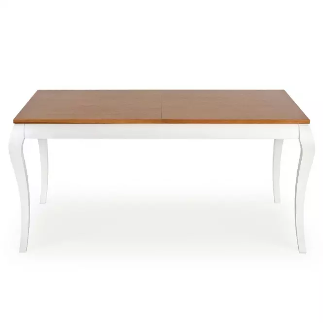 Rozkladací stôl Windsor 160/240x90cm Płyta/Drevo – Tmavé Dub/Biely
