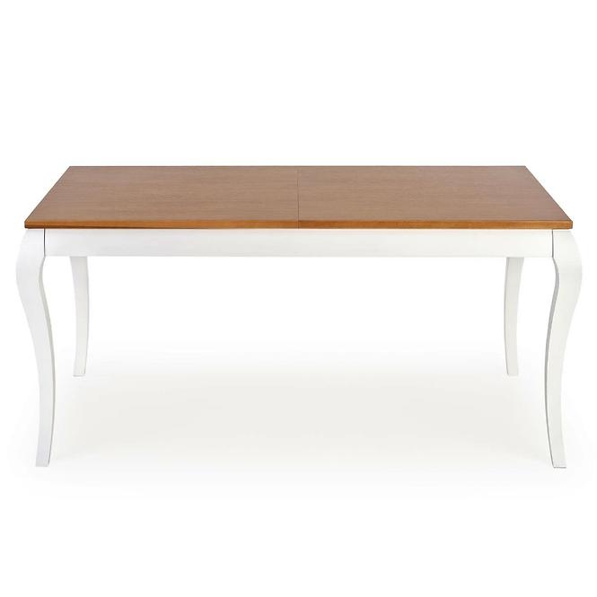 Rozkladací stôl Windsor 160/240x90cm Płyta/Drevo – Tmavé Dub/Biely