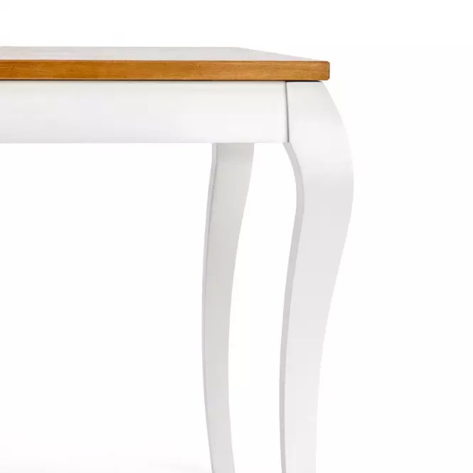 Rozkladací stôl Windsor 160/240x90cm Płyta/Drevo – Tmavé Dub/Biely
