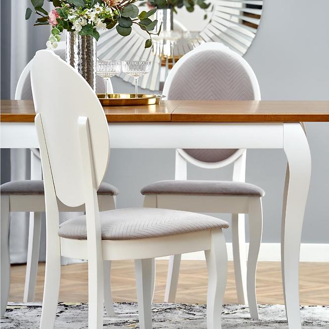 Rozkladací stôl Windsor 160/240x90cm Płyta/Drevo – Tmavé Dub/Biely