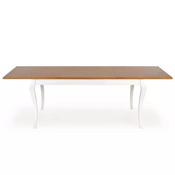 Rozkladací stôl Windsor 160/240x90cm Płyta/Drevo – Tmavé Dub/Biely