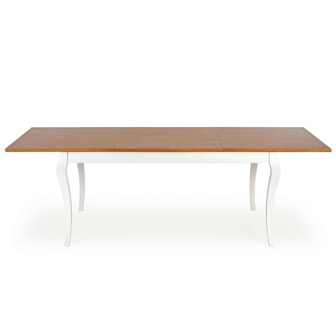 Rozkladací stôl Windsor 160/240x90cm Płyta/Drevo – Tmavé Dub/Biely